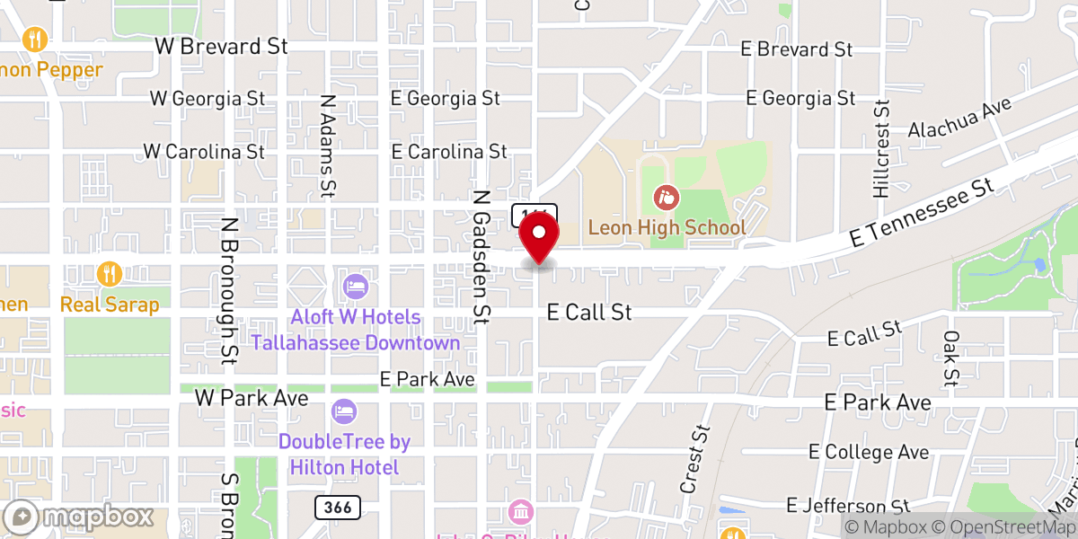 Map showing location of The Pentecostal Church of God
