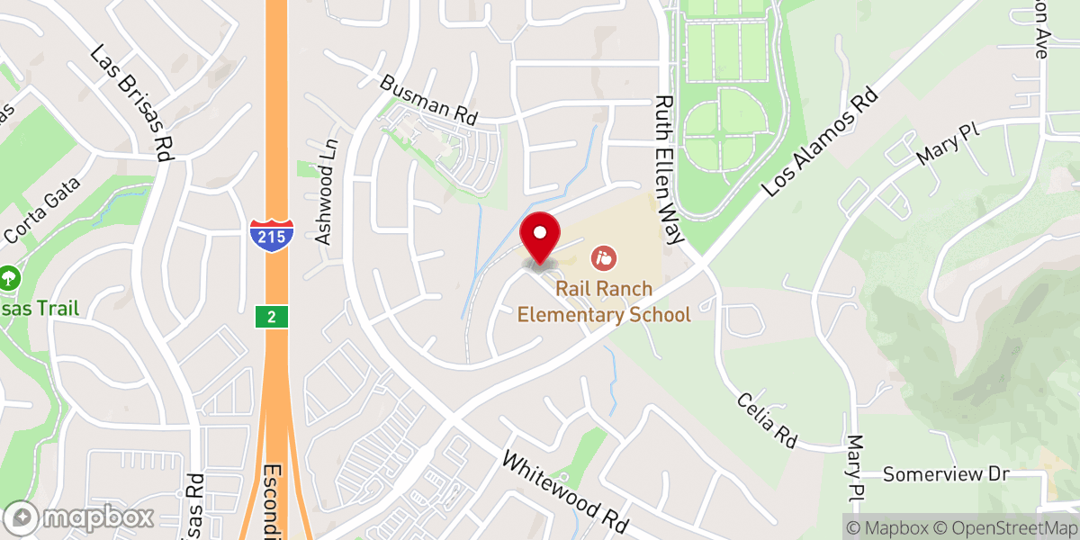 Map showing location of Bible Baptist Church