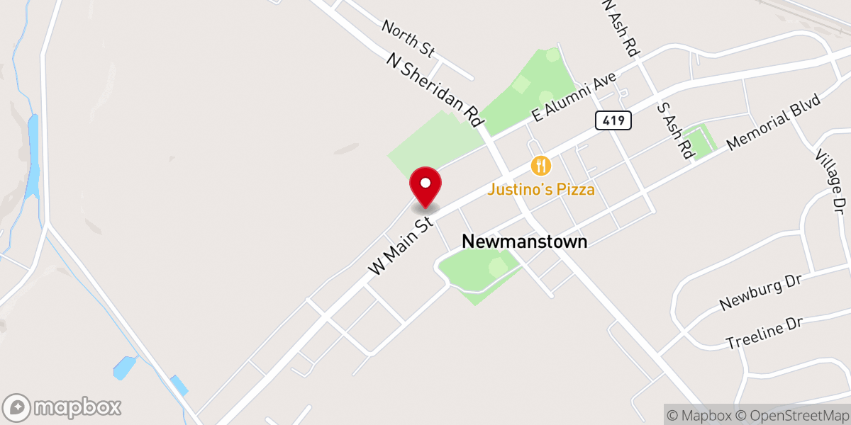 Map showing location of Church of Christian Outreach