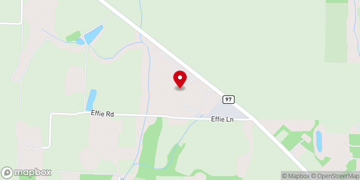 Map showing location of Marcus Pointe Baptist Church - Molino
