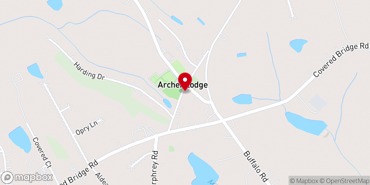 Map showing location of White Oak Baptist Church Real Life Faith
