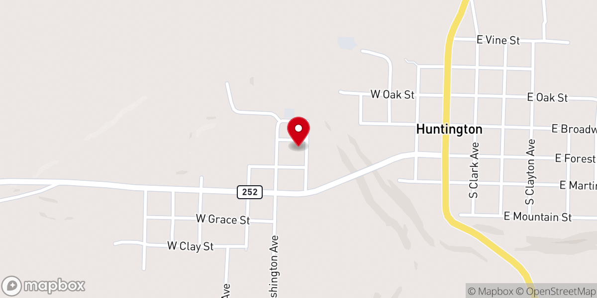 Map showing location of Westside Pentecostal Church