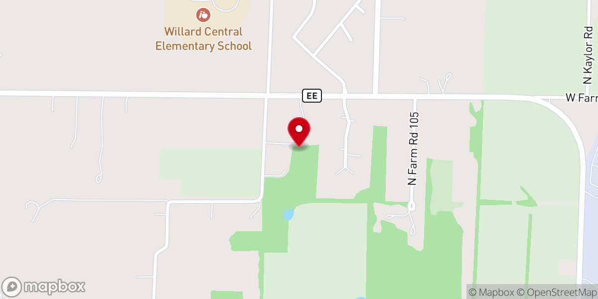 Map showing location of Sac River Cowboy Church