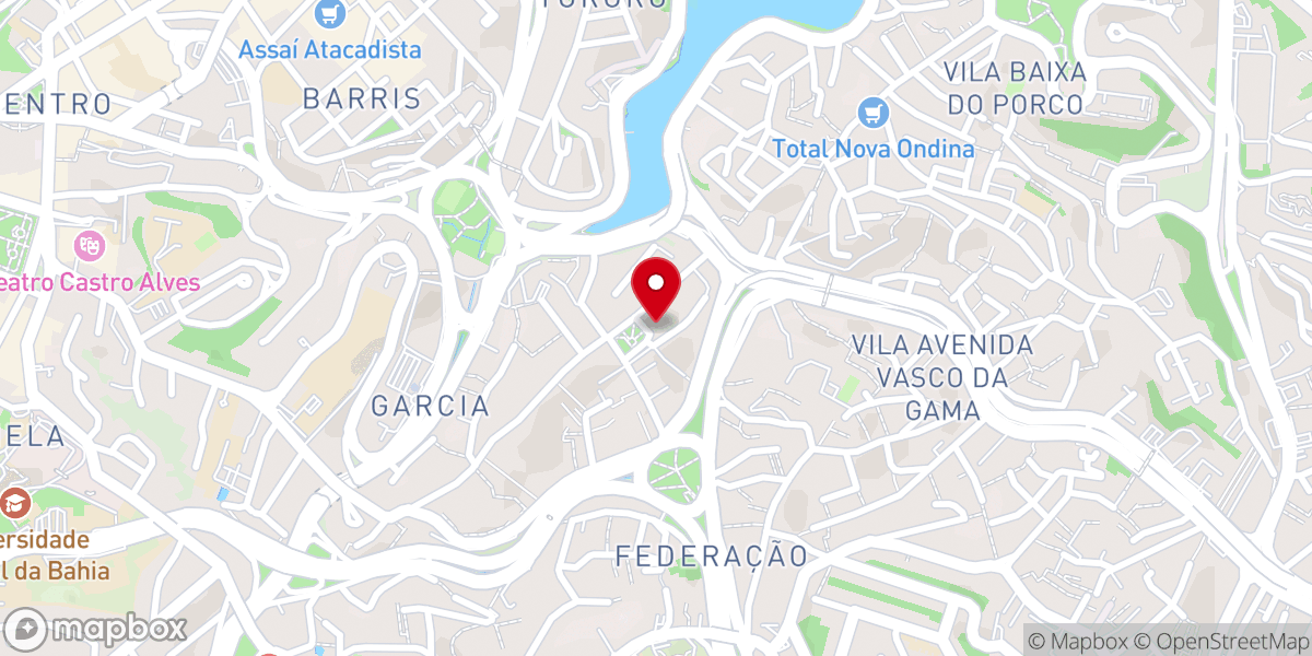 Map showing location of Paróquia Nossa Senhora de Lourdes