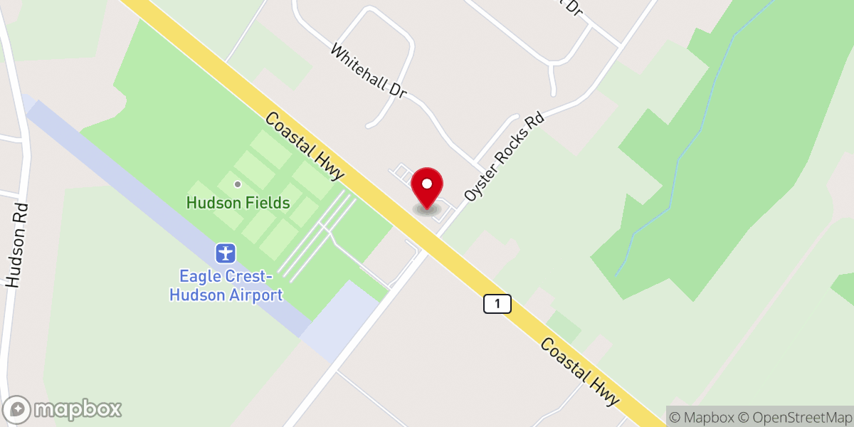 Map showing location of The Crossing (Lewes Church of Christ)