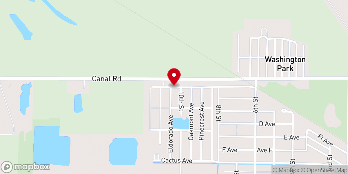 Map showing location of Pentecostal Faith Cathedral Building Fund