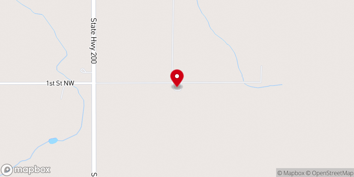 Map showing location of Saint Pauls Church