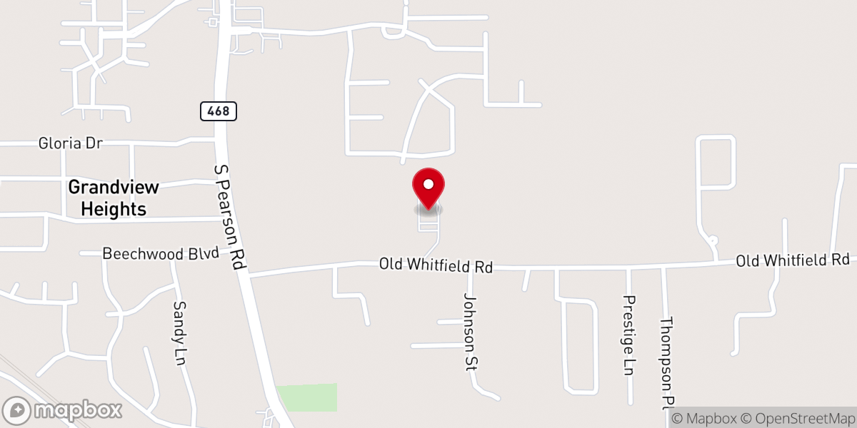 Map showing location of Sweet Rest Church