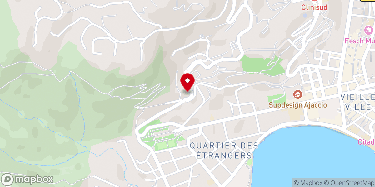 Map showing location of La chapelle abbandonee