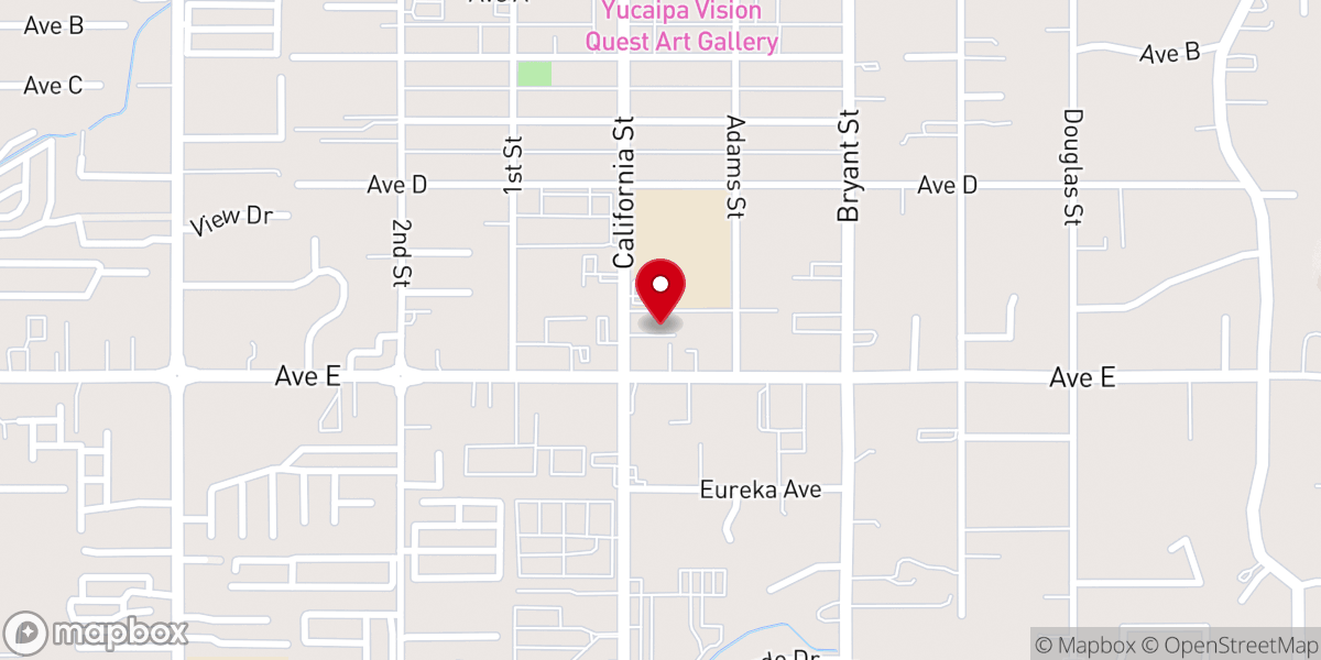 Map showing location of Faith Lutheran Church