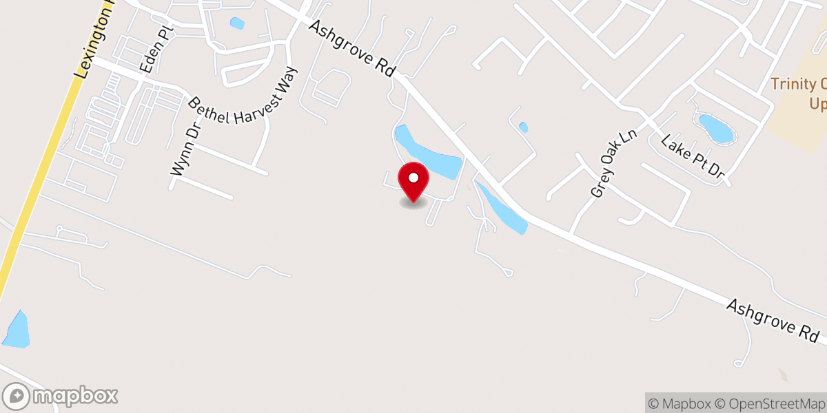 Map showing location of Kentucky United Methodist Foundation Inc