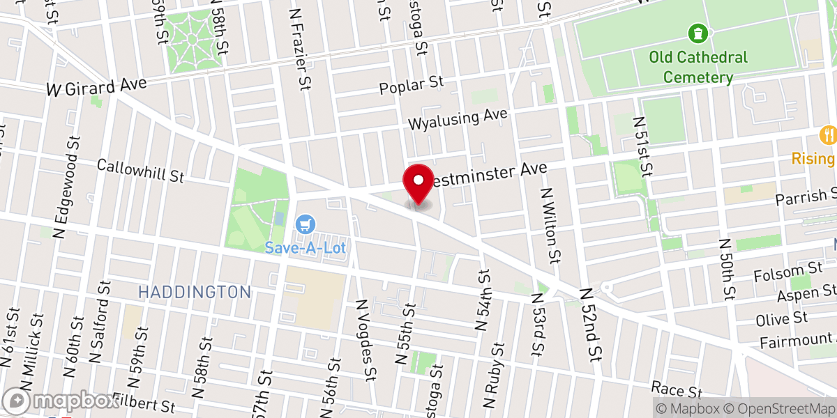 Map showing location of CDC Baptist Church