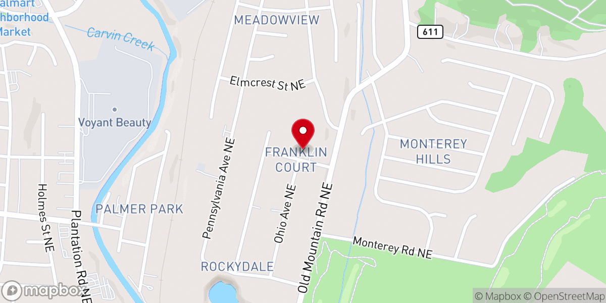 Map showing location of Community Advent Christian Church