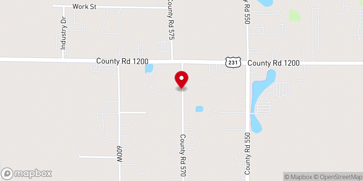 Map showing location of Reclaim Life Church