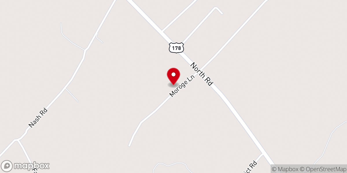 Map showing location of Butler Chapel AME Church