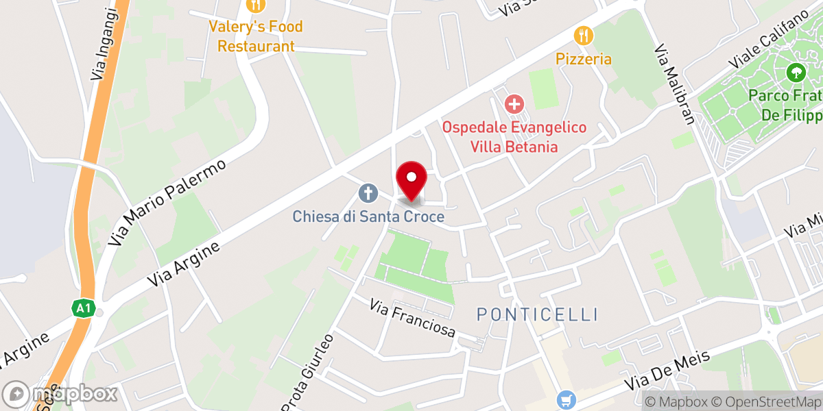 Map showing location of Chiesa Cristiana Evangelica