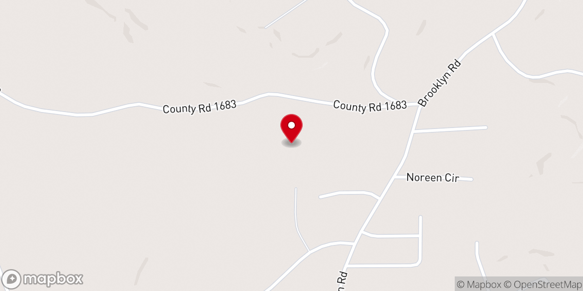 Map showing location of Healing Waters Ministries