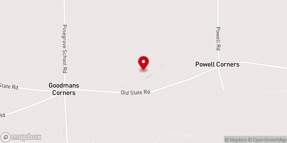 Map showing location of Christ Fellowship Church