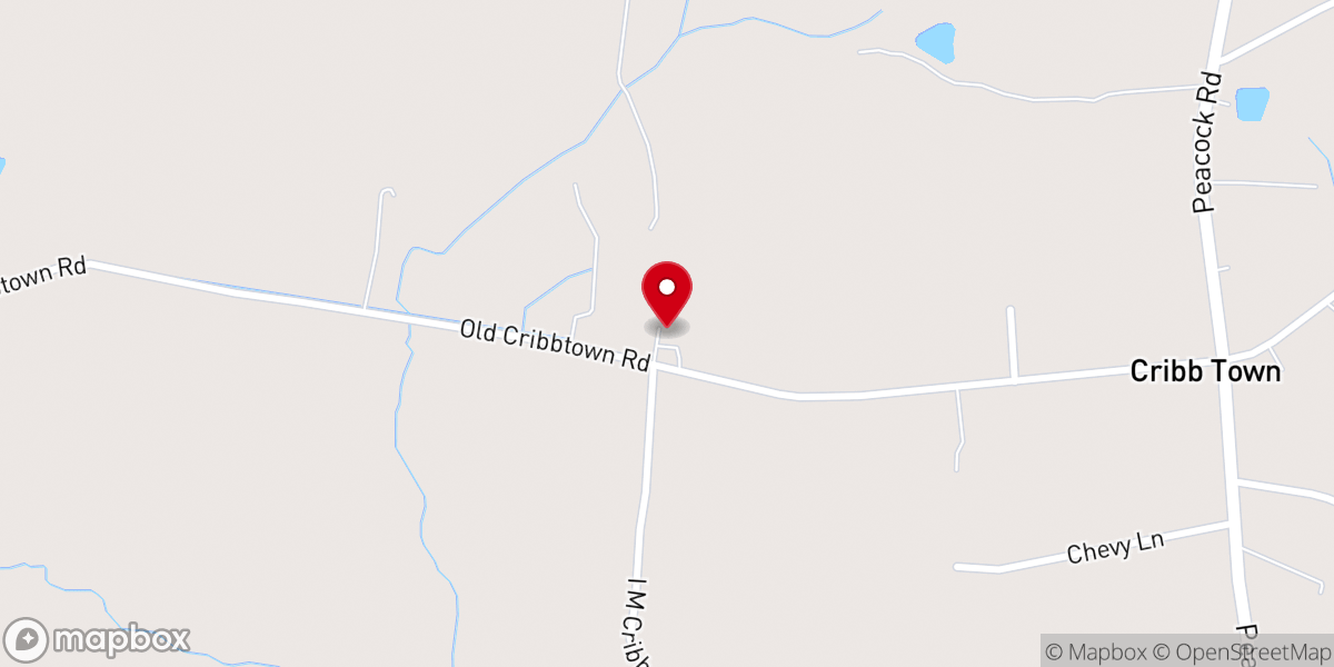 Map showing location of Welcome PFWB Church