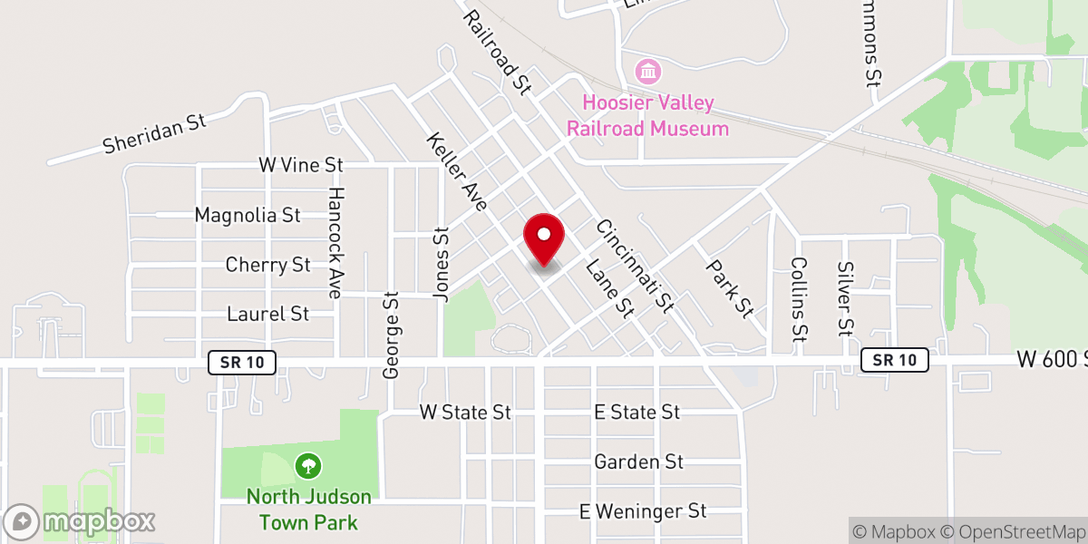 Map showing location of St Cyril & Methodius Church