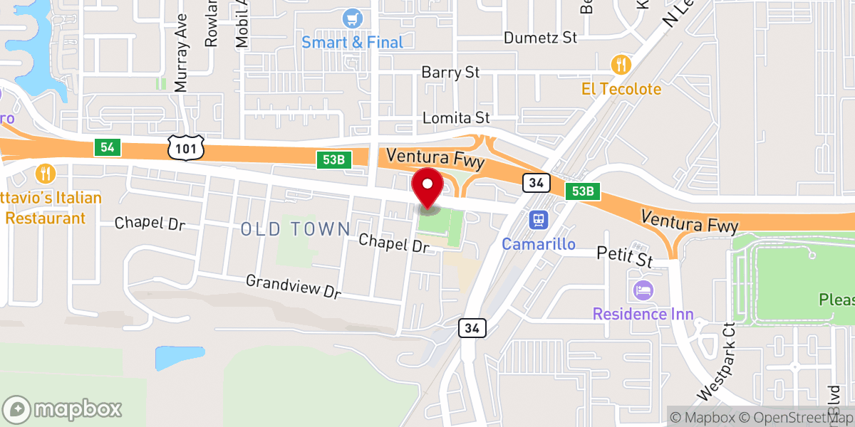 Map showing location of The Way Station