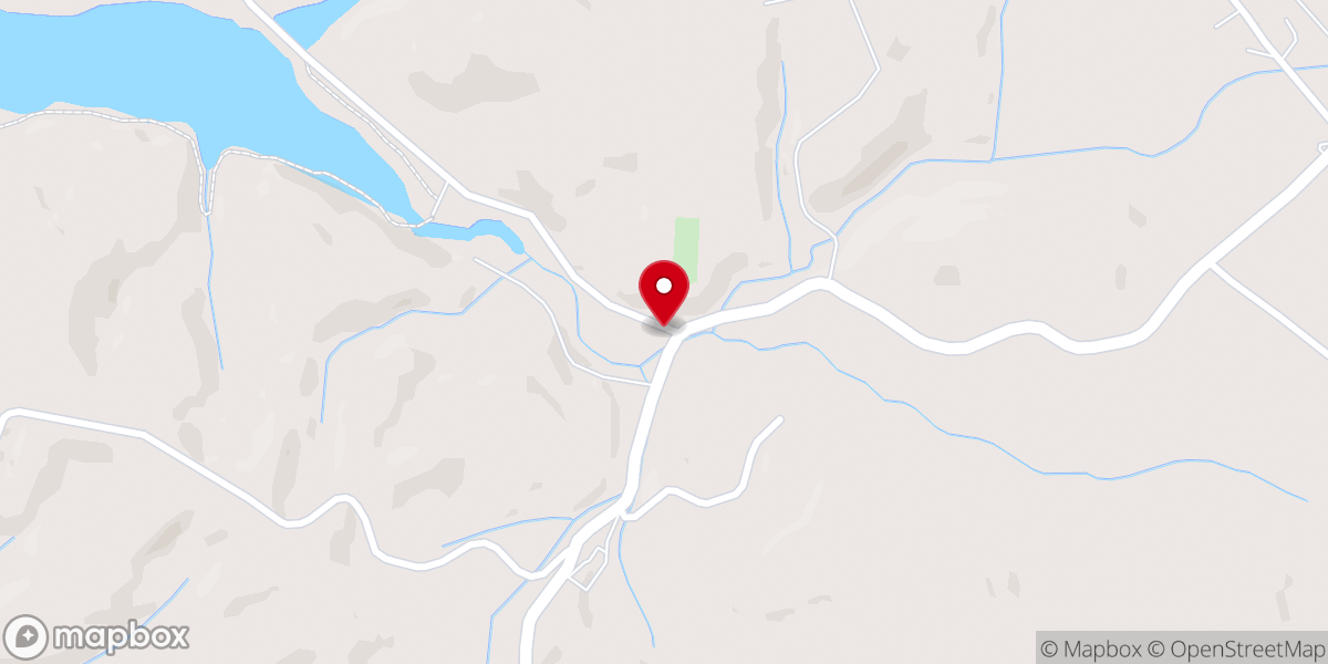 Map showing location of River Cove