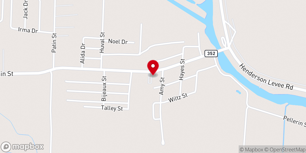 Map showing location of Our Lady of Mercy Church