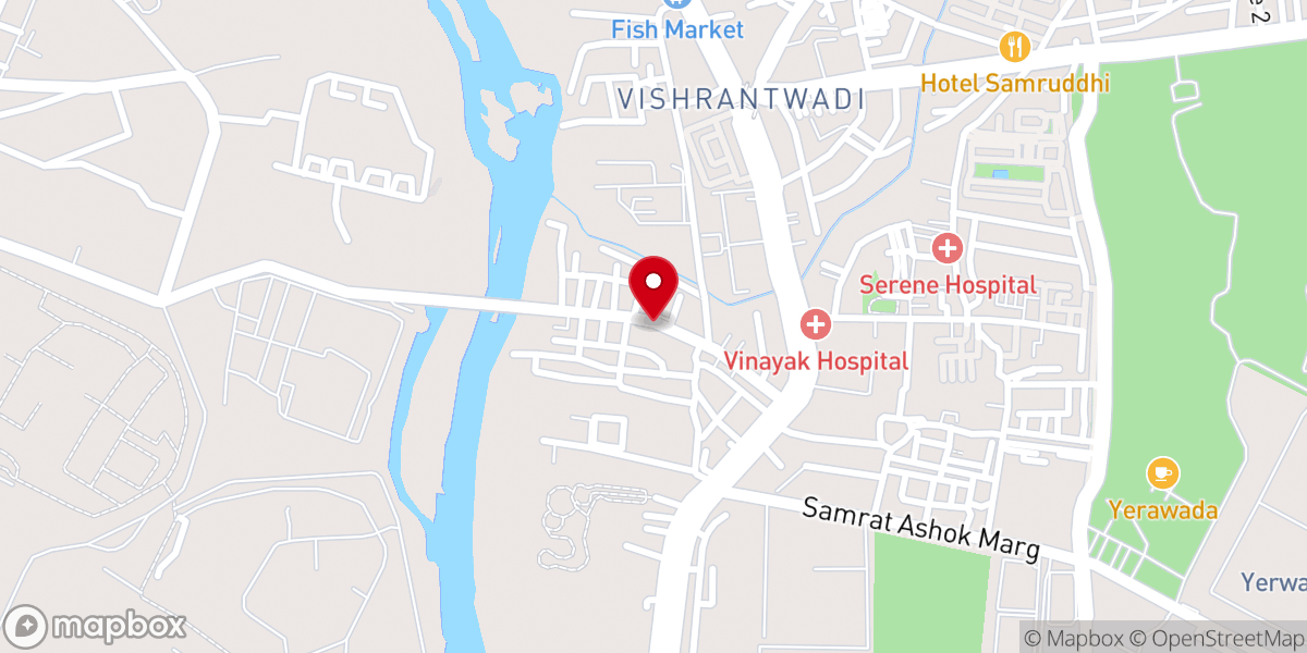 Map showing location of The Pentecostal Mission Church