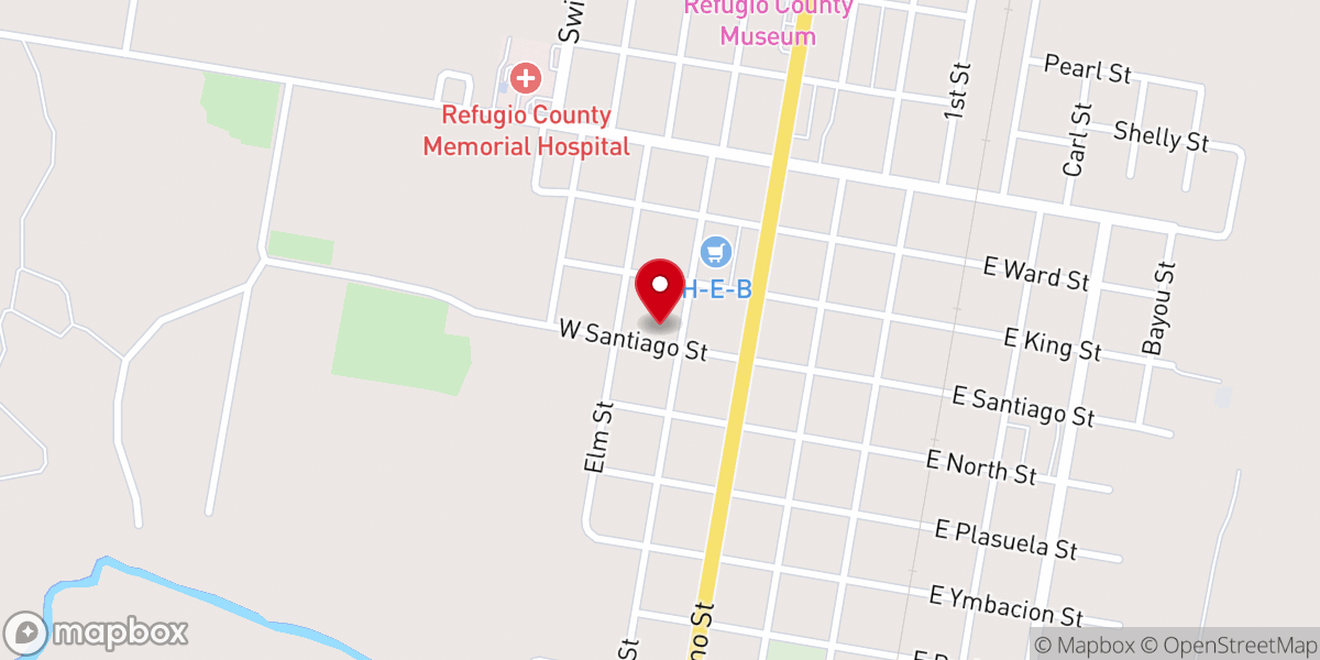 Map showing location of First United Methodist Church