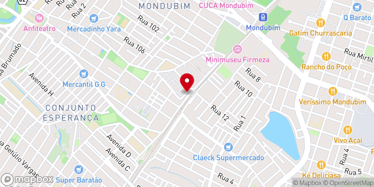 Map showing location of Igreja Assembleia de Deus Fortaleza - Ministério Fortaleza