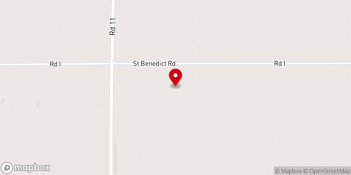 Map showing location of Benedictine Mission House