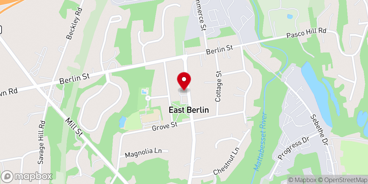 Map showing location of St Gabriel's Episcopal Church