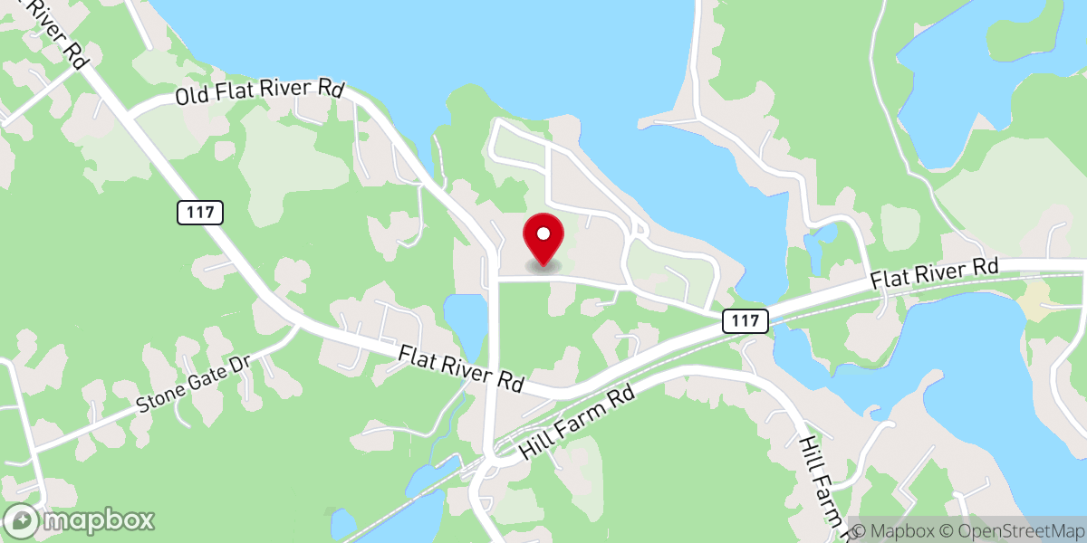 Map showing location of Saint Francis Episcopal Church