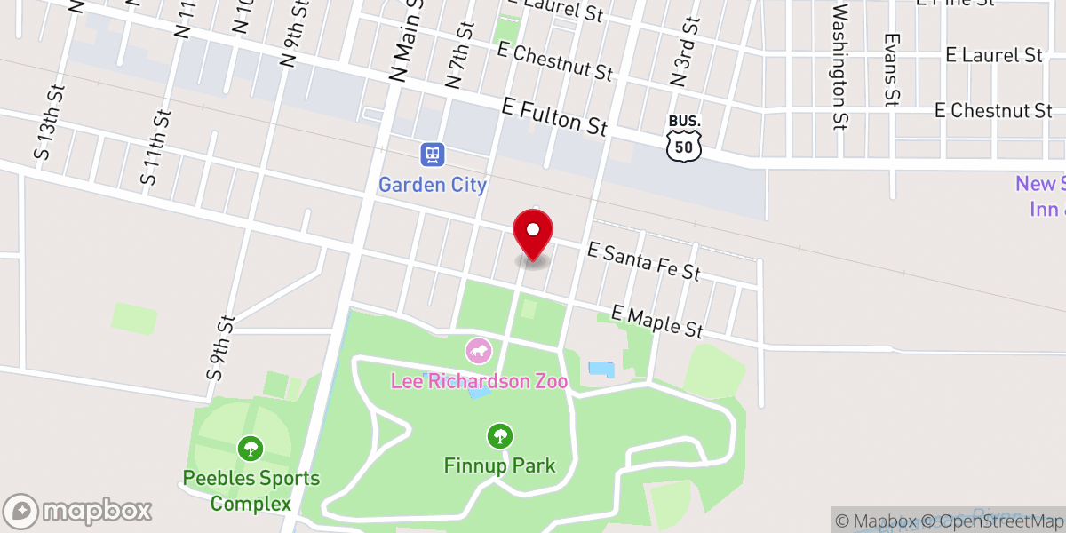 Map showing location of Vida Abundante