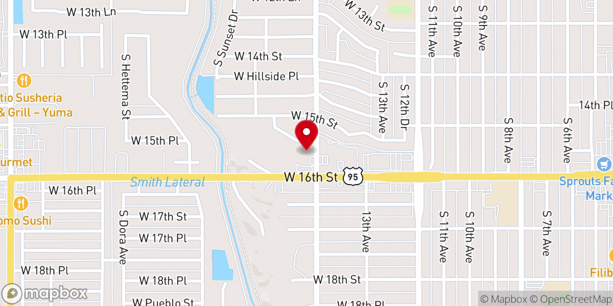 Map showing location of St Paul's Episcopal Church