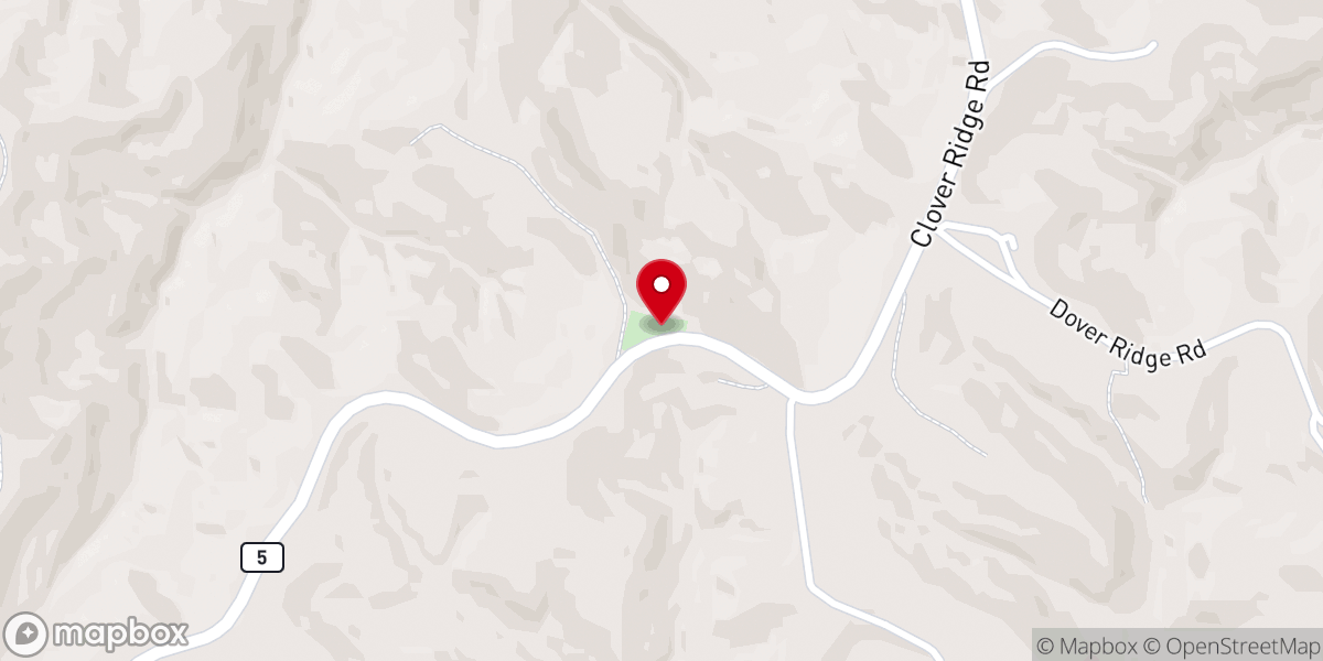 Map showing location of Grandview Christian Church