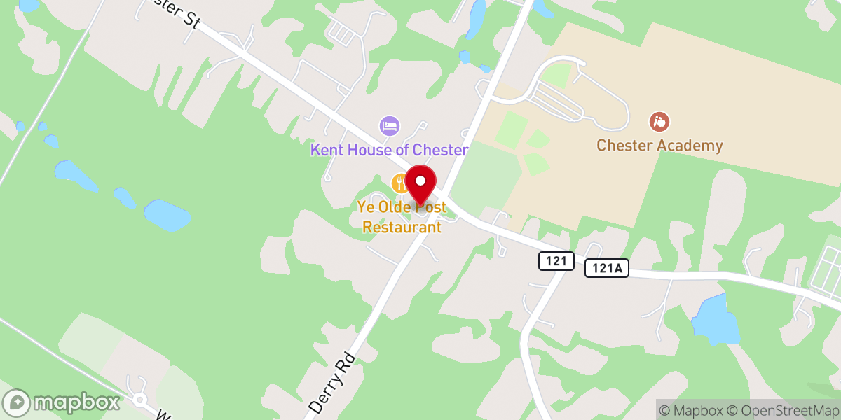 Map showing location of Stevens Memorial Hall