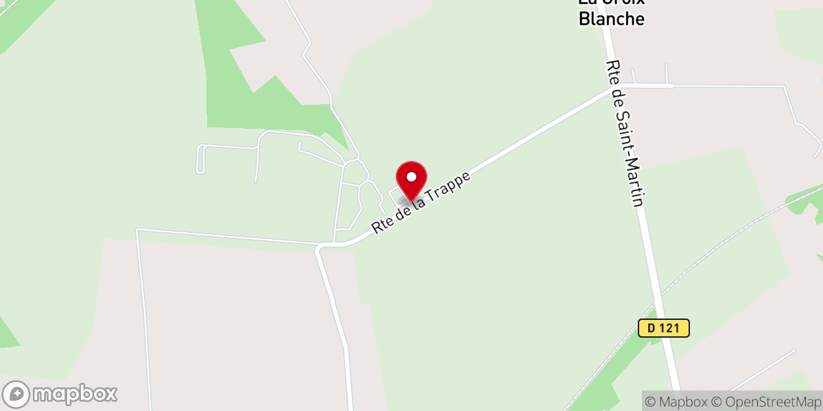 Map showing location of Abbaye Notre-Dame de Grâce