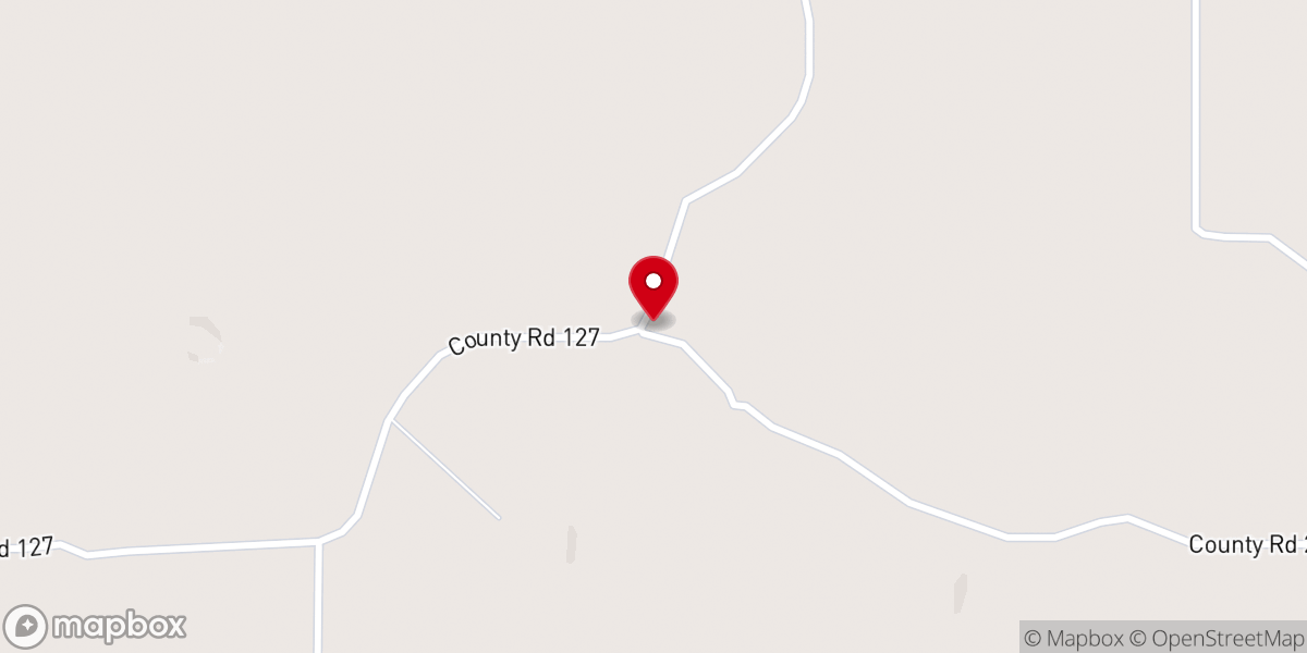 Map showing location of Wheatfield Church