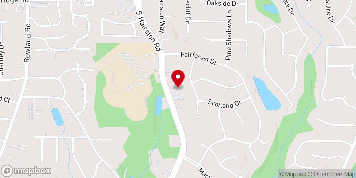 Map showing location of Calvary Missionary Bible Church