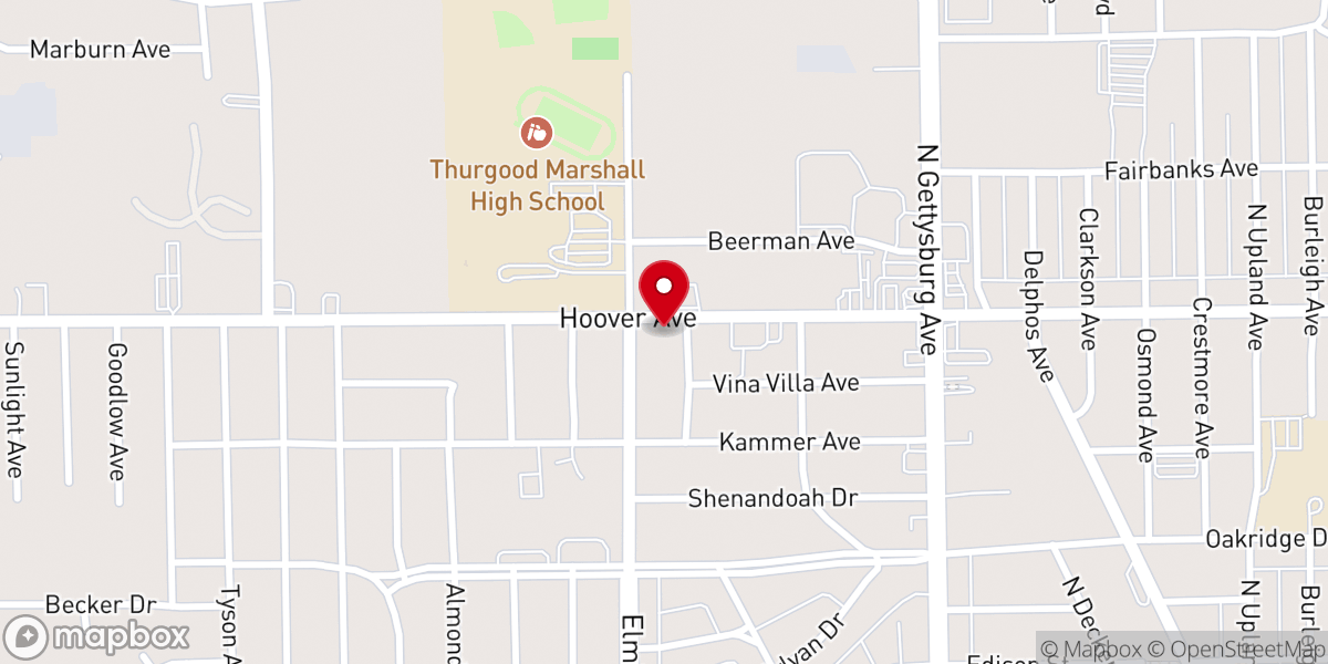 Map showing location of Christ Holy Temple