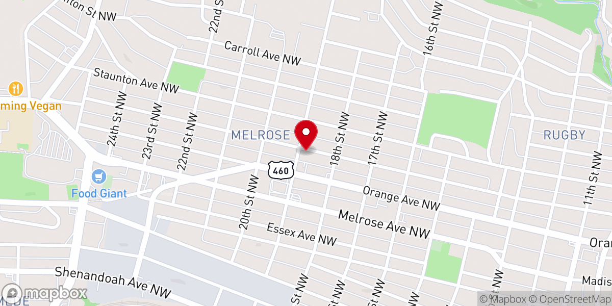 Map showing location of Garden of Prayer Number 6 Pentecostal Holiness Church