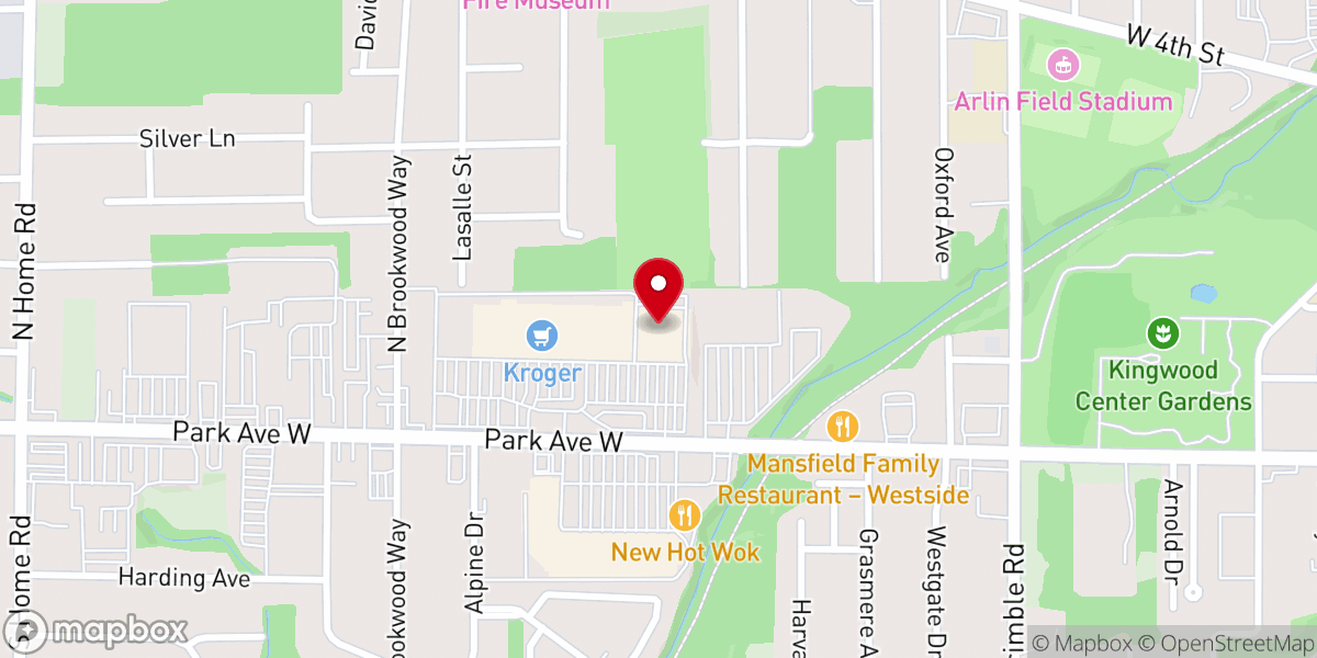 Map showing location of Crossroads Community Church