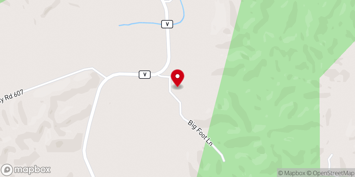 Map showing location of McLains Chapel