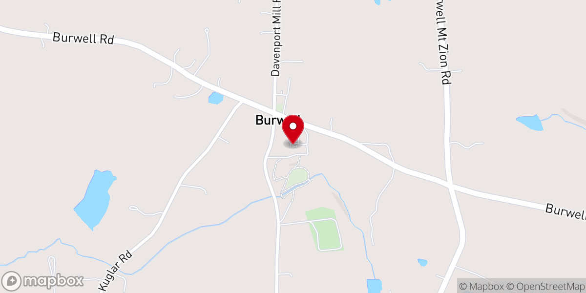 Map showing location of Shiloh Methodist Church and Camp Ground