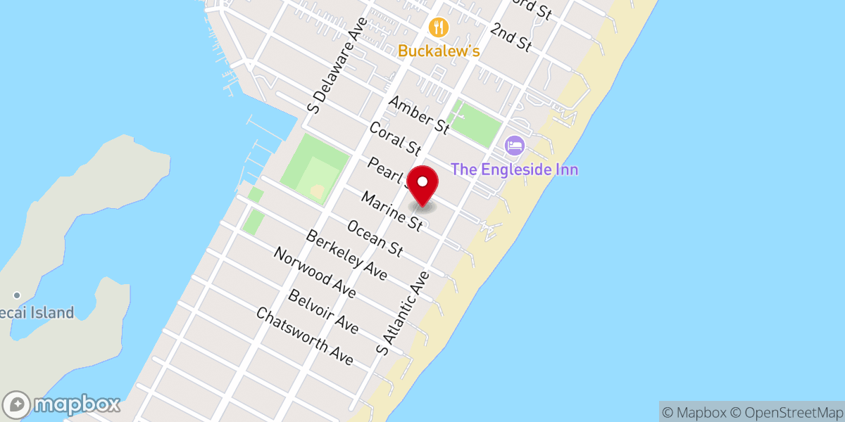 Map showing location of The Episcopal Church of the Holy Innocents