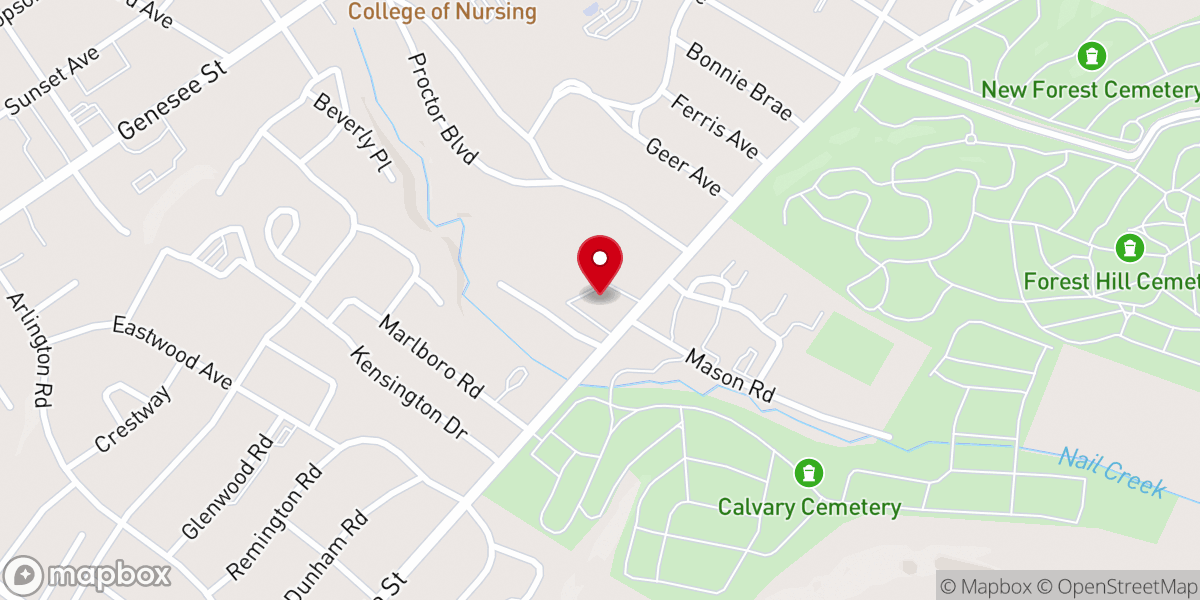 Map showing location of The Church of Pentecost Utica PIWC