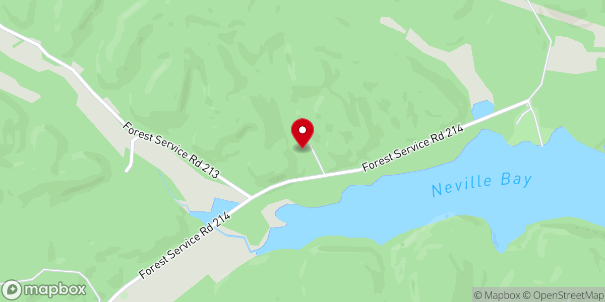 Map showing location of Nevils Creek Baptist Church (historical)