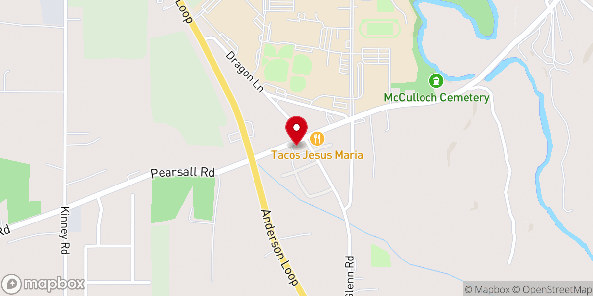 Map showing location of Windsong Christian Center