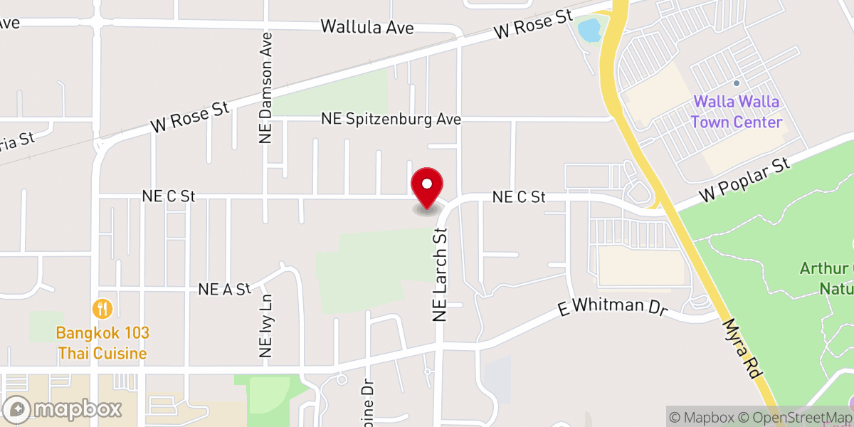 Map showing location of Gospel Outreach